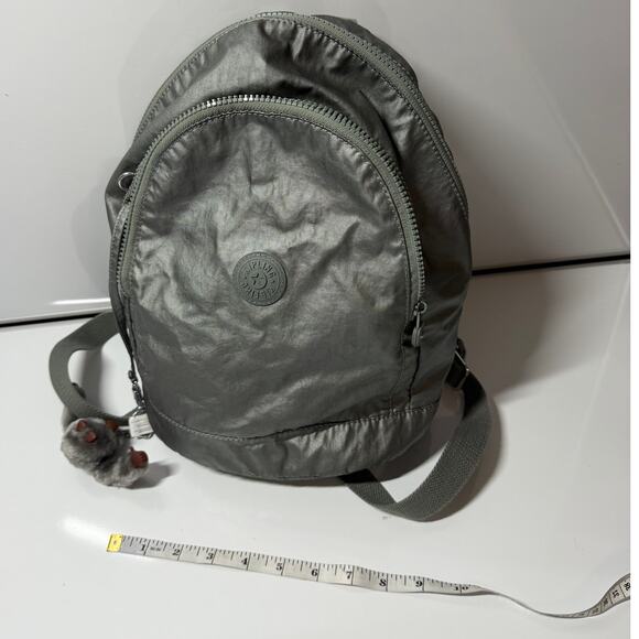 Kipling small backpack purse floral drawstring, 11x13x6, for both girls & women - Picture 1 of 9